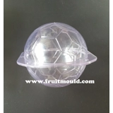 Football shape plastic mold for gourd ..