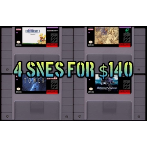 4 SNES for $140