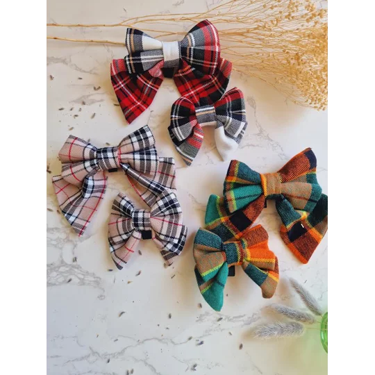 Barkberry Tartan SAILOR Dog Bow Tie