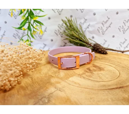 Lavender Biothane Dog Collar - Optional Fittings