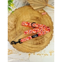 Sweet Marmalade Blossom Floral Dog Lead - Reversible