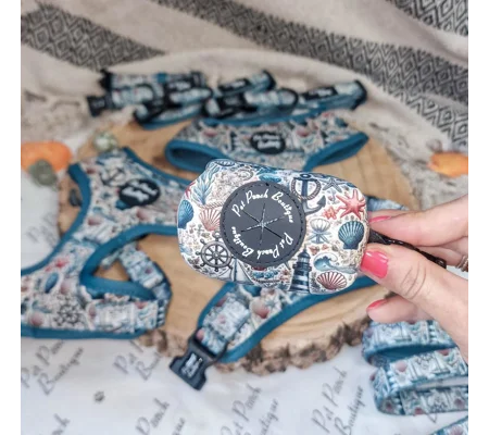 Shipwrecked Nautical Dog Poo Bag Holder