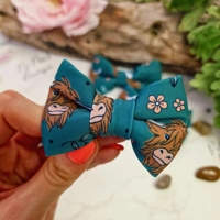 Happy Highland Cow Dog Bow Tie - Limited Edition