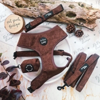 Coffee Bean Cord Dog Poo Bag Holder