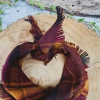 Frayed Bramble Plaid Bandana - Scamps