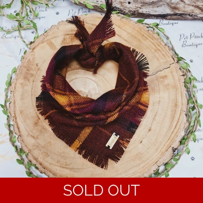 Frayed Bramble Plaid Bandana - Scamps