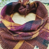 Frayed Bramble Plaid Bandana - Scamps