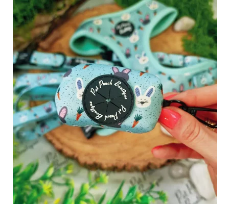 Mint Choc Chip Easter Bunny Poo Bag Holder