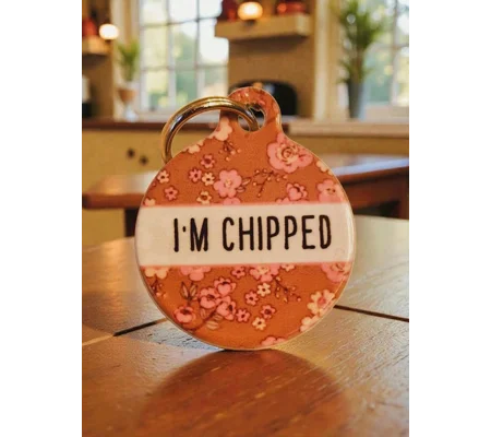 Olde Garden Bloom ID Dog Tag - NEW STYLE