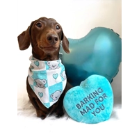 Blue Love Bug Bear Dog Bandana