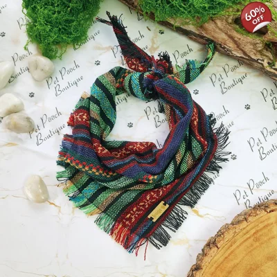 Frayed Soul Striped Dog Bandana - Scamps
