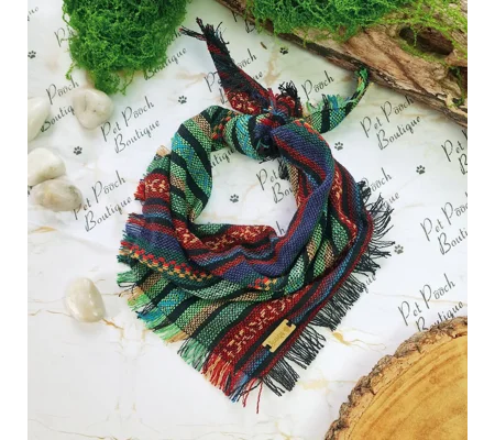 Frayed Soul Striped Dog Bandana - Scamps