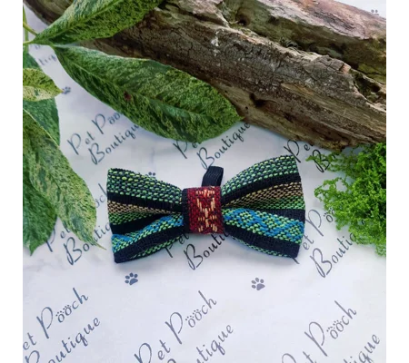 Soul Striped Dog Bow Tie