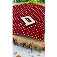 Olde English PERSONALISED Red Polka Dot Dog Bandana