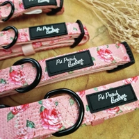 Sunday Rose Floral Dog Collar- Optional Flower Accessory