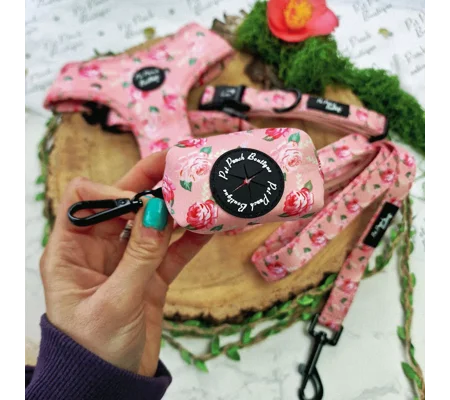 Sunday Rose Floral Poo Bag Holder