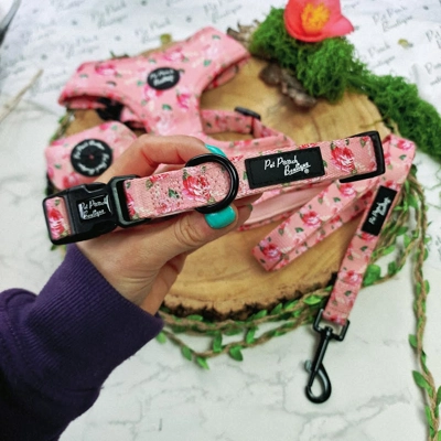 Sunday Rose Floral Dog Collar- Optional Flower Accessory