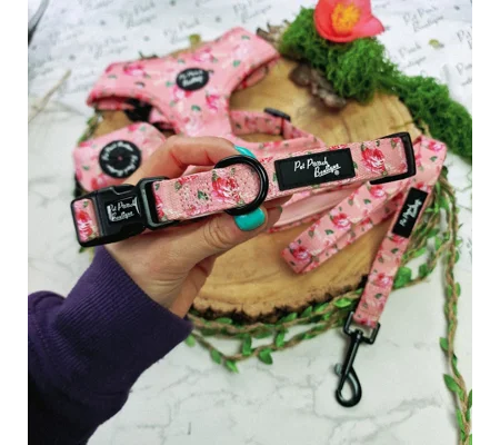 Sunday Rose Floral Dog Collar- Optional Flower Accessory