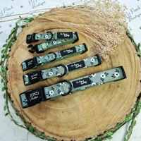 Green Meadow Daisy Dog Collar- Optional Flower Accessory