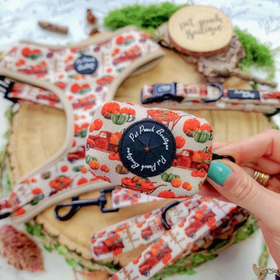 Pumpkin Patch Cart Poo Bag Holder