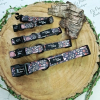 Woodland Hedgehog Dog Collar