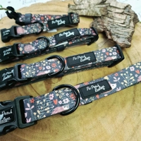 Woodland Hedgehog Dog Collar