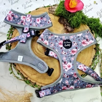 Secret Garden Floral Dog Harness  - optional flower accessory