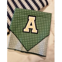 Antique Green PERSONALISED Polka Dot Dog Bandana