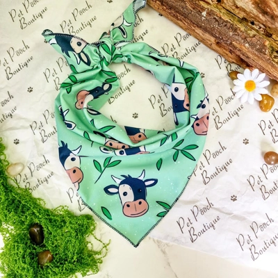 Classic Moo Cow Dog Bandana