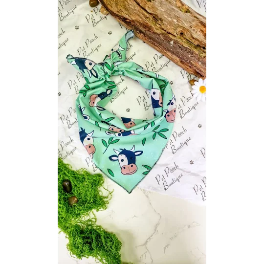 Classic Moo Cow Dog Bandana
