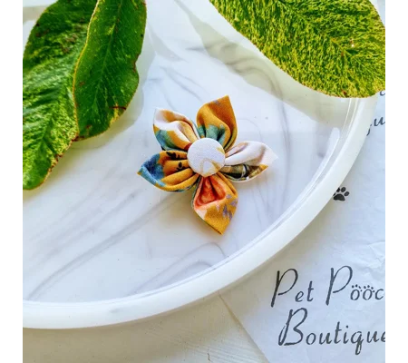Wild Mustard Floral Flower Collar Attachment