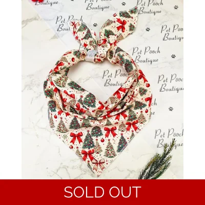Christmas Magic Vintage Dog Bandana
