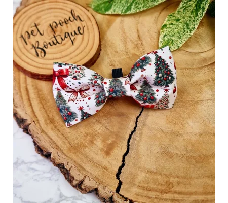 Christmas Magic Vintage Bow Tie