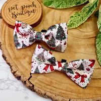 Christmas Magic Vintage Bow Tie