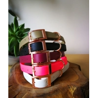 Hot Pink Biothane Dog Collar - Optional Fittings