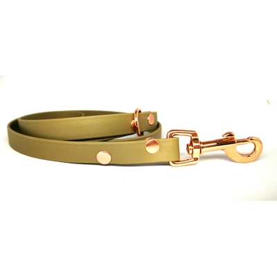 Khaki Biothane Dog Lead Khaki Biothane Dog Lead