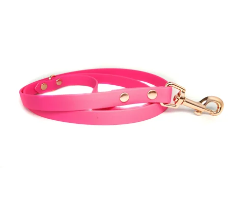 Hot Pink Biothane Dog Lead