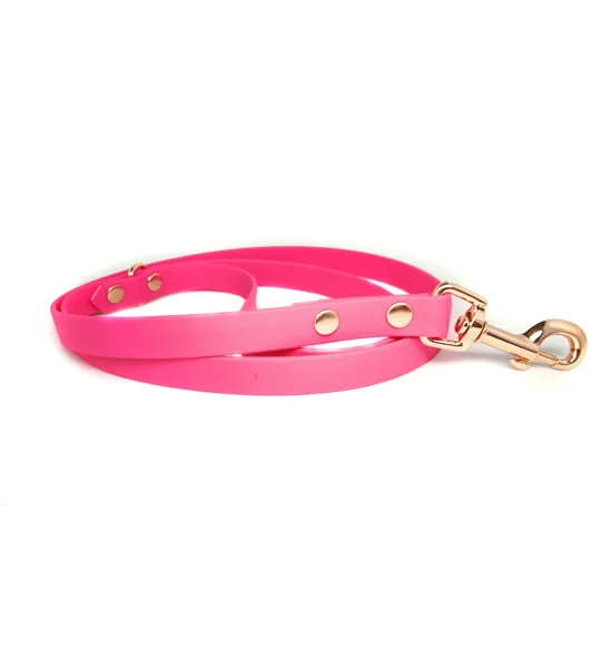 Hot Pink Biothane Dog Lead