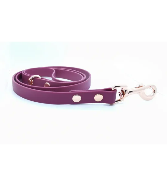 Red Wine Biothane Dog Lead