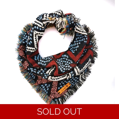 Frayed Indie Dot Bandana - Scamps Frayed Indie Dot Bandana - Scamps