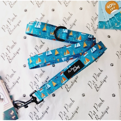 Ahoy Sea Dog Dog Lead - Reversible