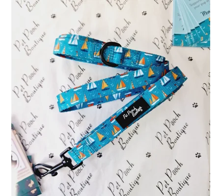 Ahoy Sea Dog Dog Lead - Reversible