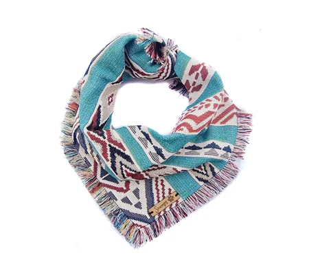 Frayed Aquamarine Bandana - Scamps