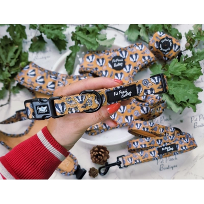 Woodland Badger Dog Collar Woodland Badger Dog Collar