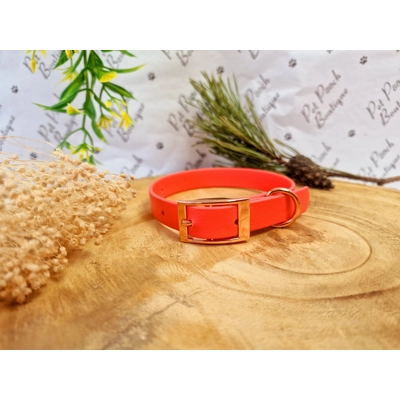 ORANGE Biothane Dog Collar - Optional Fittings ORANGE Biothane Dog Collar - Optional Fittings