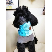 Blue Ombre Roll Top Dog Snood