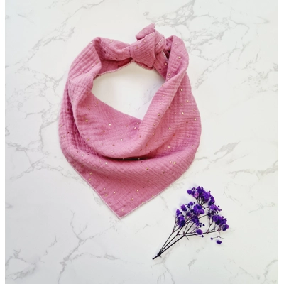Blushing Pink & Gold Dog Bandana Blushing Pink & Gold Dog Bandana