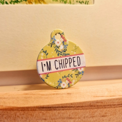 Zesty Butter Meadows Custom ID Dog Tag - NEW STYLE Zesty Butter Meadows Custom ID Dog Tag - NEW STYLE