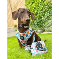 Chunky Check Dog Poo Bag Holder