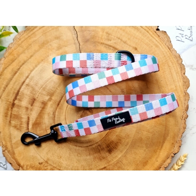 Chunky Check Dog Lead - Reversible Chunky Check Dog Lead - Reversible